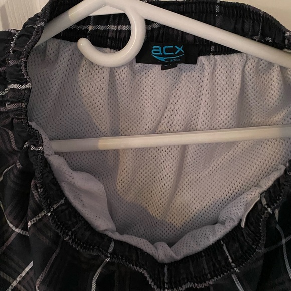 Black and White Swim Trunks - Picture 3 of 6